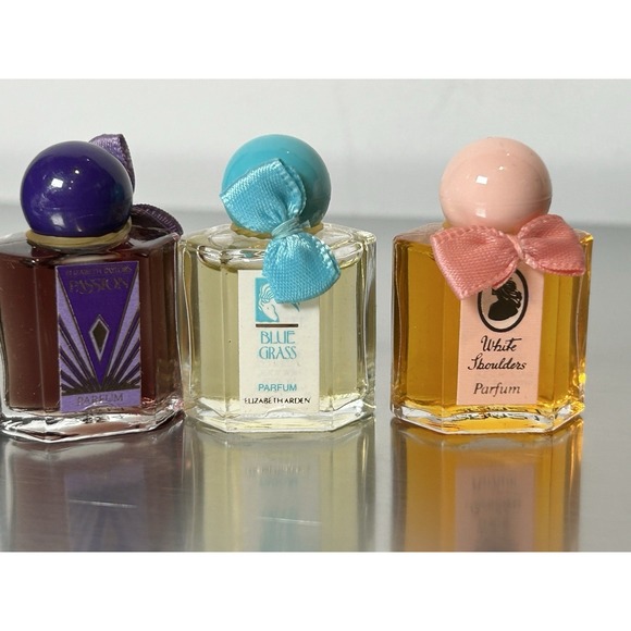 Elizabeth Arden Other - Lot Of 3- Elizabeth Arden Perfume.17 Fl/5ml Passion, Blue Grass, White Shoulders